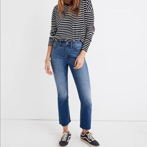 Madewell Cali-Demi Boot Jeans Back Seam Edition